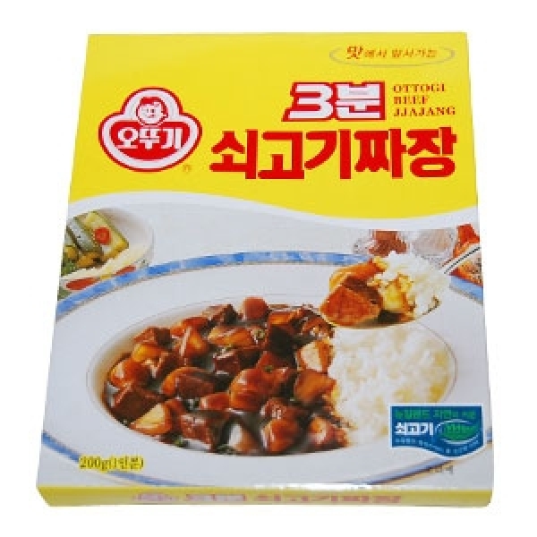 [온누리상품] 오뚜기 3분 쇠고기짜장 200g