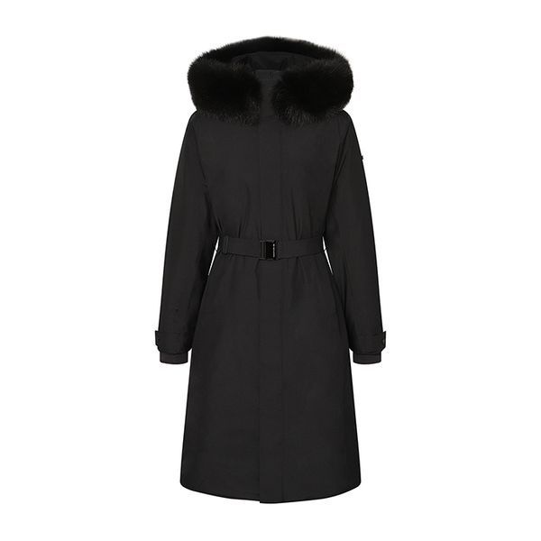 K2 [하프클럽]여성롱패딩시그니처7DAYS씬에어앱솔루드블랙KWW25564-Z1