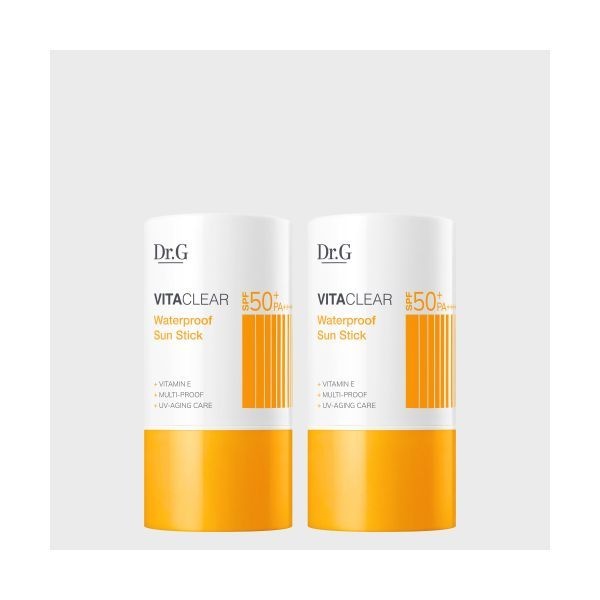 매장정품 DR.G 비타 클리어 워터프루프 선 스틱 21g x2개