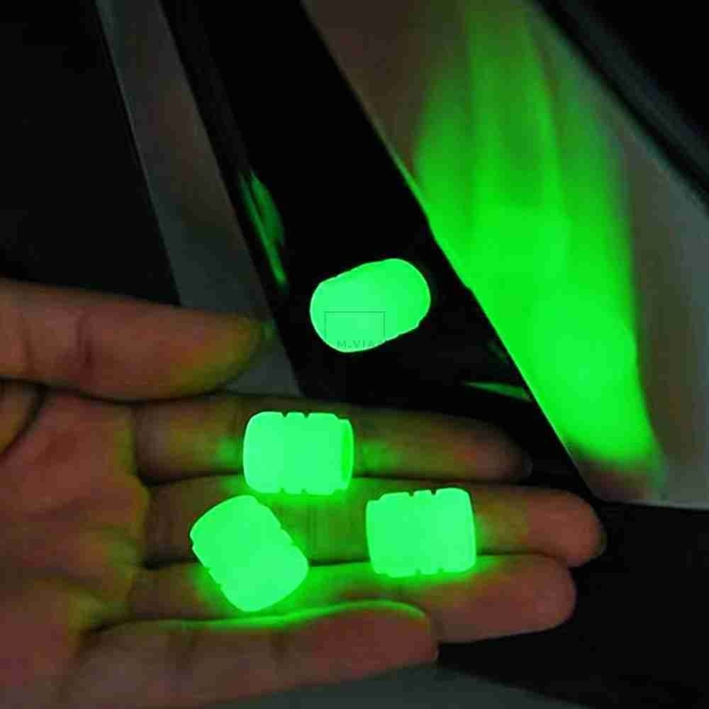 엠비아샵4 야광 타이어 밸브캡 타이어캡 타이어공기마개 밸브마개 형광타이어캡 마개캡