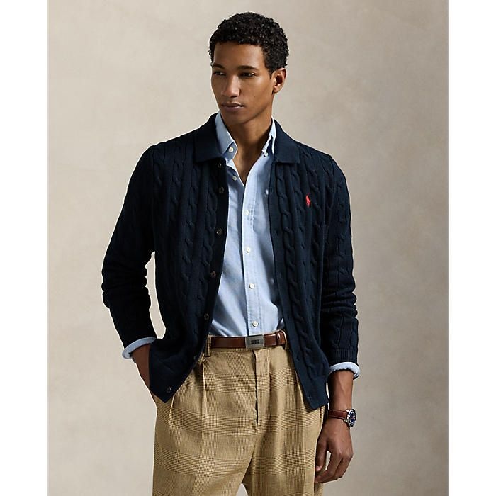 [롯데백화점] 폴로 랄프로렌 폴로 랄프 로렌 남성 케이블 니트 코튼 카디건(MNPOSWE16822392400) LE1219869483