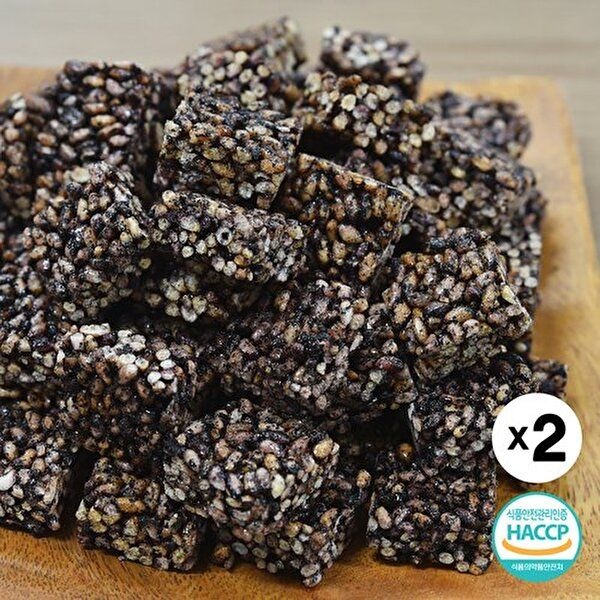 [김규흔 한과]바삭담백 흑미강정 (박스형) 120g X 2박스