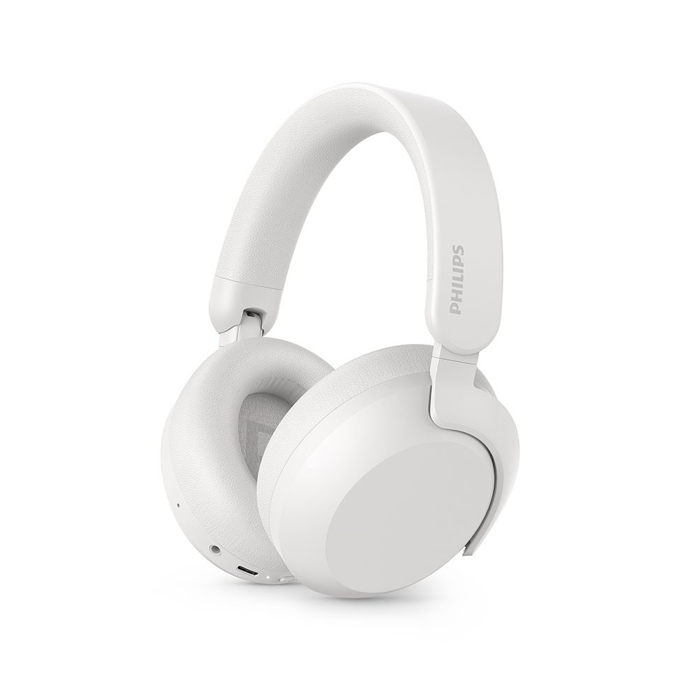 PhilipsAudio 필립스 LDAC Hi-Res ANC 노이즈캔슬링 무선 블루투스 헤드셋 TAH8000 화이트