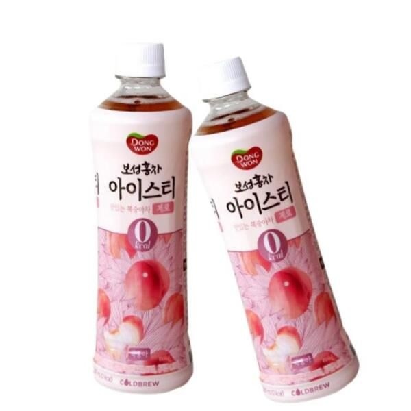[셀러허브 식품] [동원FB] 동원 보성홍차 아이스티 복숭아 제로 500ml 12개  HN
