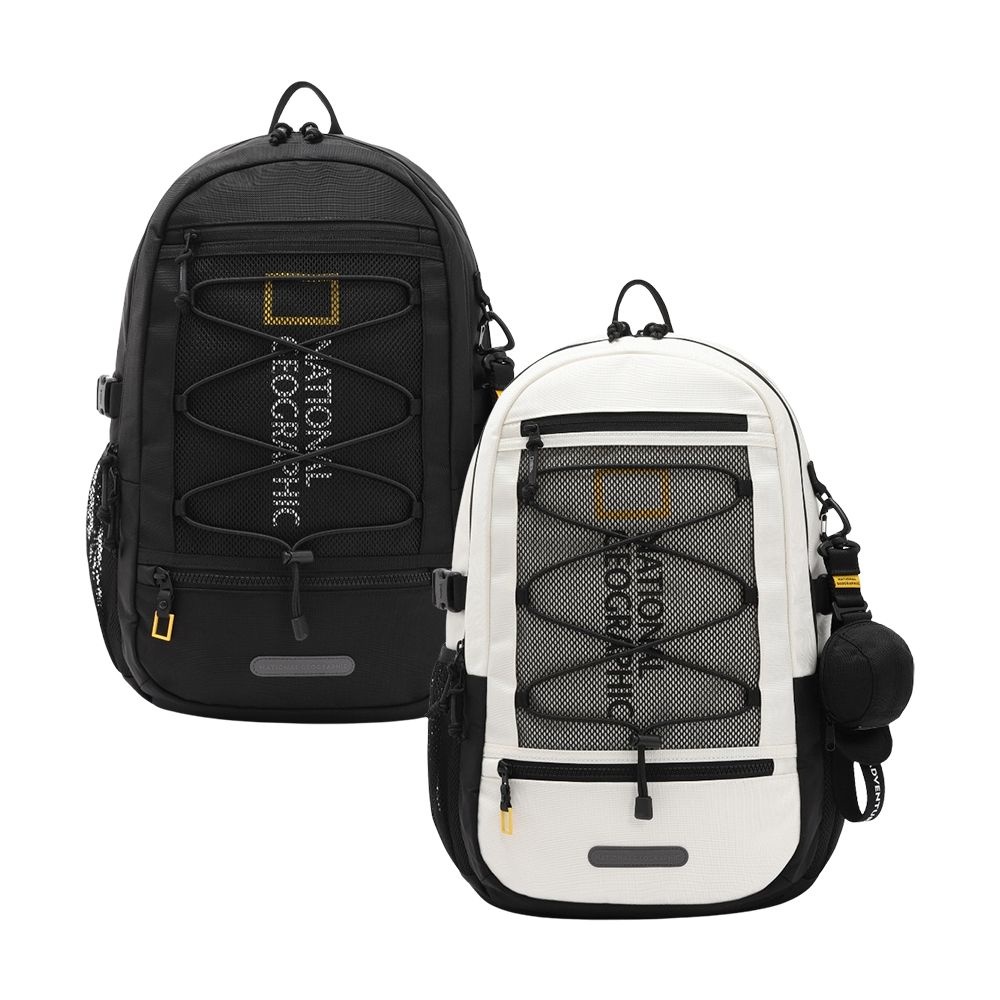 내셔널지오그래픽 빅로고 스트링 백팩 2종택1