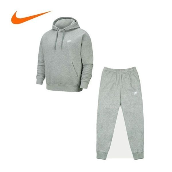[하프클럽]나이키 츄리닝 세트  CZ7858-063 조거후드세트 그레이 국내AS