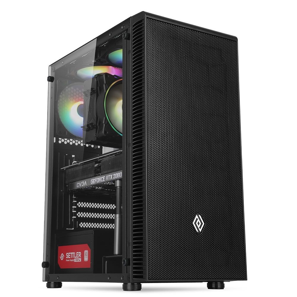 앱코 NCORE 커넬 강화유리 PC케이스