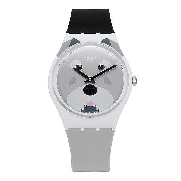 [기타 (패플)] [편집샵 언커먼레이블][스와치] 스와치 시계 GW210 I love your folk SCHNAUTZI 여성 우레탄시계 당일발송 (P0