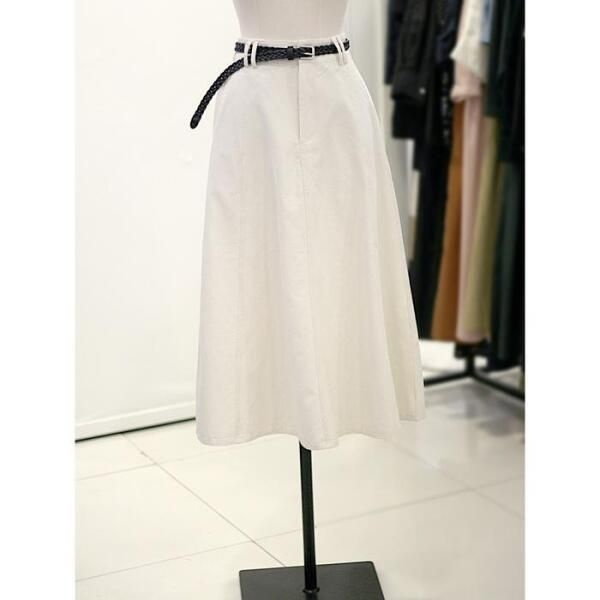 메종블랑쉬 [셀러허브(쿠폰)] 메종블랑쉬 세이브존03 알리 벨트 세트 A라인 코튼 스커트 AGM253JSK903A