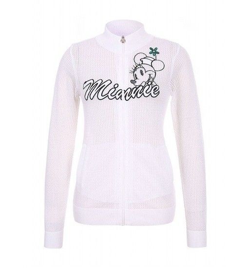 디즈니 골프 [본사]  여성 골프 매시 집업 가디건 DL1LKG008