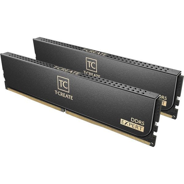 [해외] TEAMGROUP T-Create Expert 오버클러킹 10L DDR5 32GB 키트(2 x 16GB) 6000MHz PC5-48000 CL30 Intel XMP 3.0 및 AMD Expo 호환 데스크탑 메모