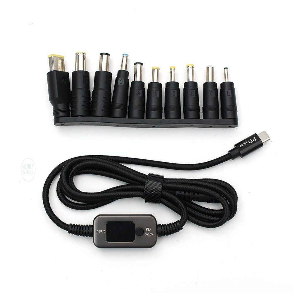 ALOHA-STORE 60W PD C TO DC 케이블 34종 변환젠더 CTODC젠더 CTODC케이블 케이블젠더