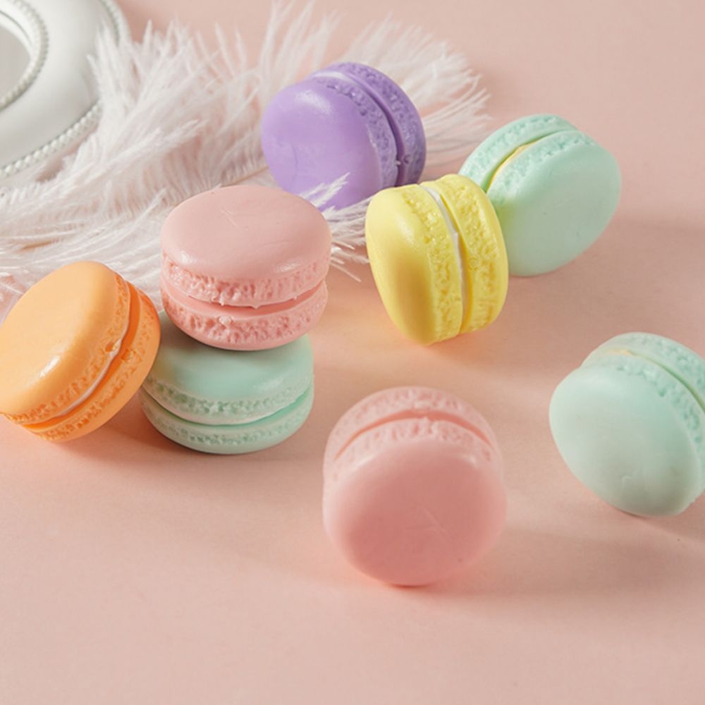 세트 마카롱 모조 미니어처 소품 진열 디저트 8구 모형