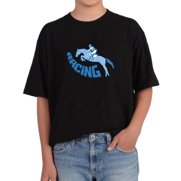 [하프클럽]모노무드 오바핏반팔티 승마 경주 마사회 승마복장 승마장 승마대회 그림 모든사이즈