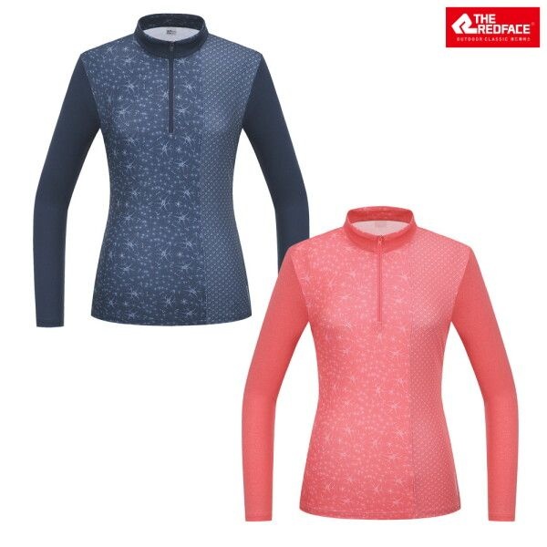 [레드페이스 (패플)] [레드페이스][레드페이스 본사]여성 프린트믹스우먼짚티셔츠 REWFTSS21052