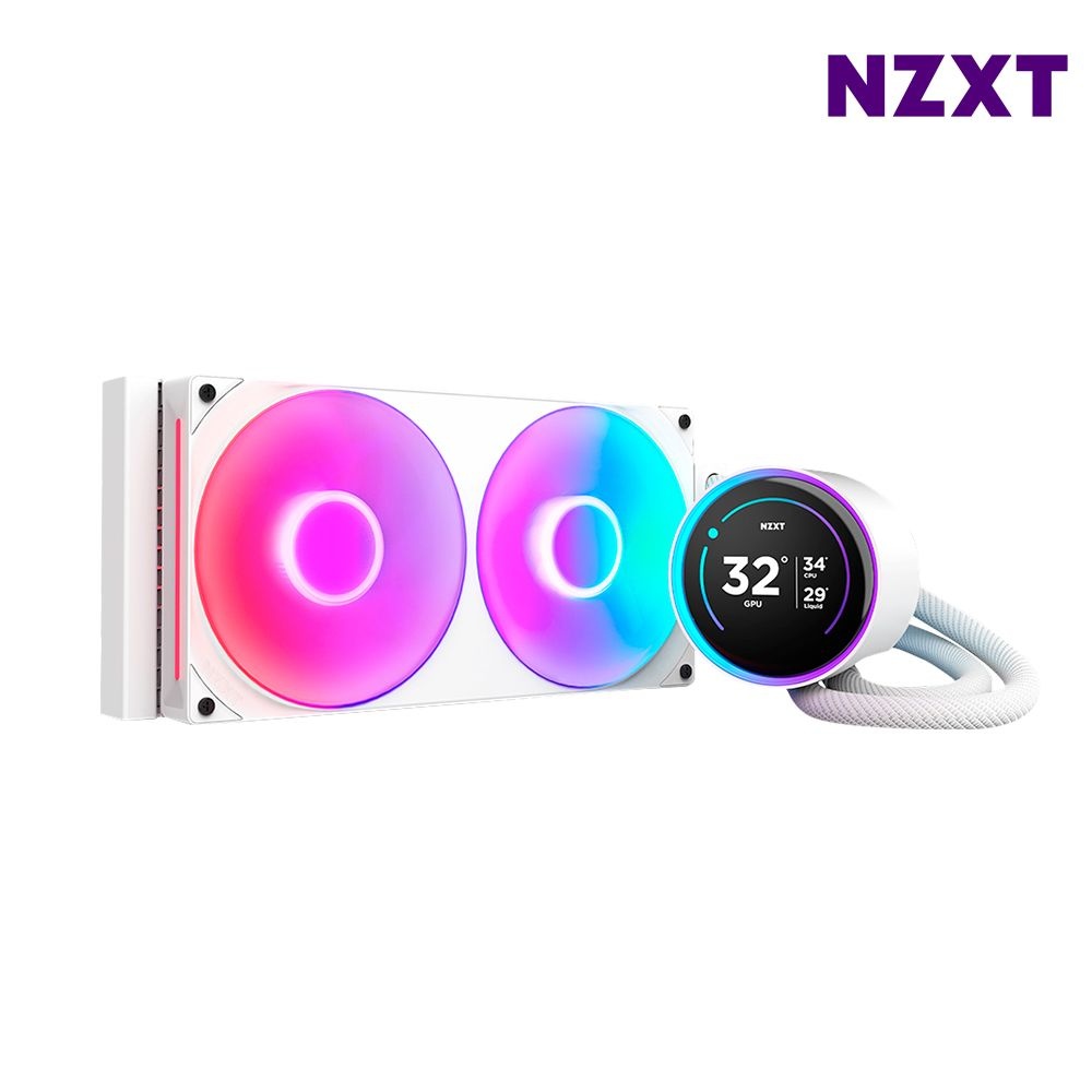 NZXT KRAKEN ELITE V2 280 RGB 화이트 CPU쿨러 수냉쿨러 크라켄엘리트