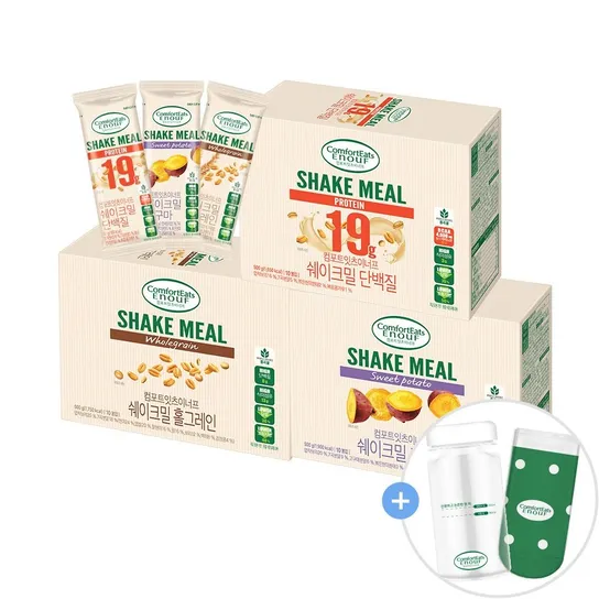 이너프 쉐이크밀 500g(10봉) 3종 중 택1 +(선착순 1,000명 이너프 보틀+보틀삭스 증정)
