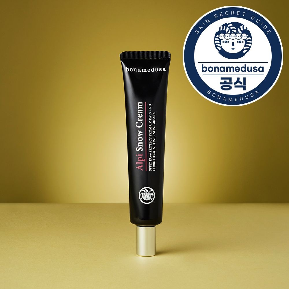 보나메두사 알피 스노우 크림 SPF42 PA++ (내추럴 미백 선크림) 40ml