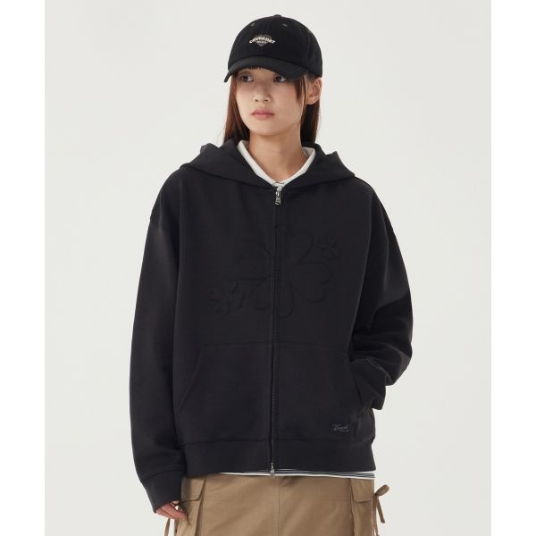 커버낫 WOMAN 우먼 오버핏 후드집업 Charcoal CO2503HZ71CH 846005