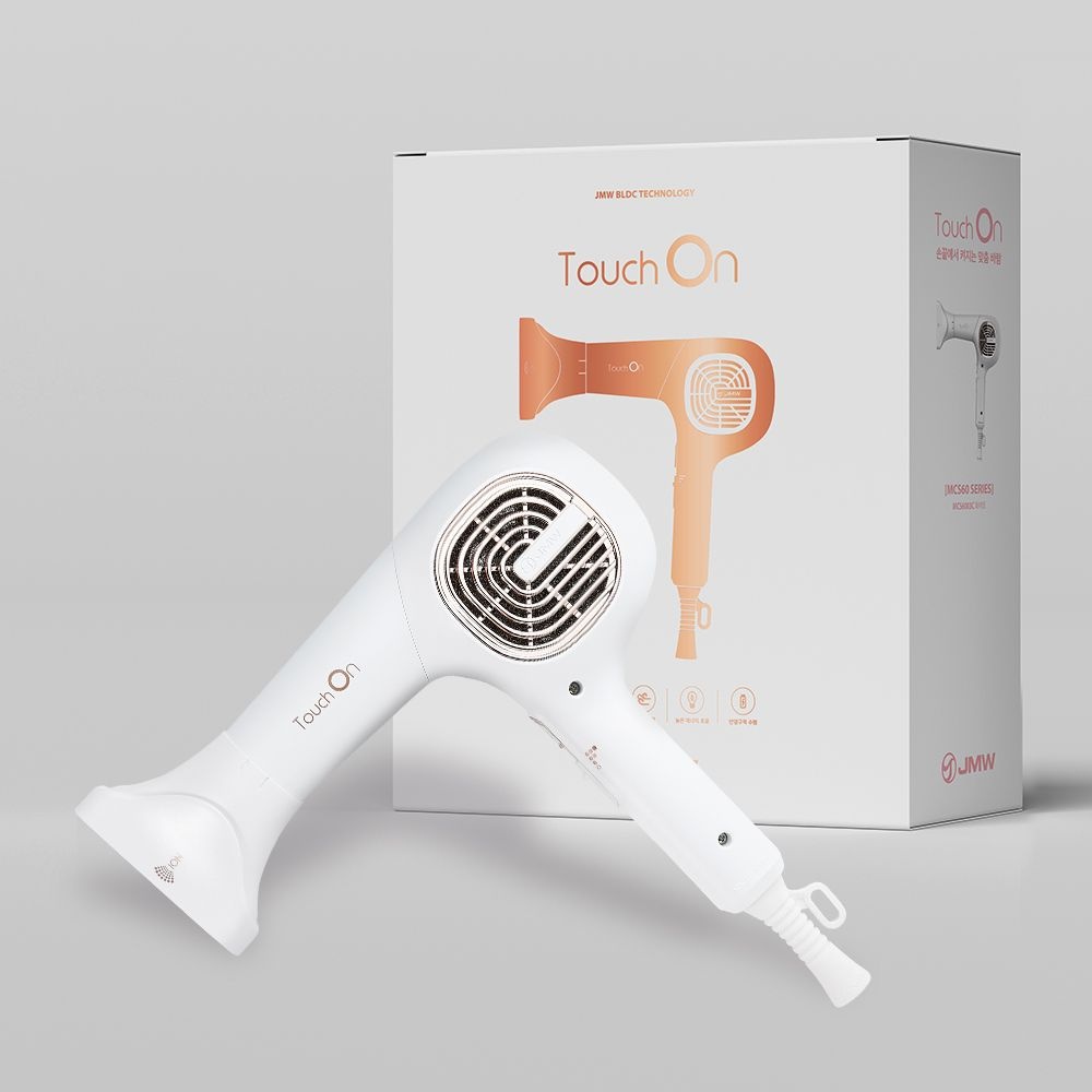 Jmw JMW 터치온 BLDC 항공모터 터치센서 헤어 드라이기 MCS6003C 화이트