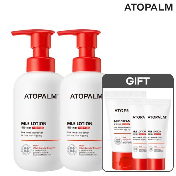 아토팜 [아토팜] [11/4~6] MLE 로션 300mlx2개 (GIFT MLE 크림 30ml+로션 20ml 2개)