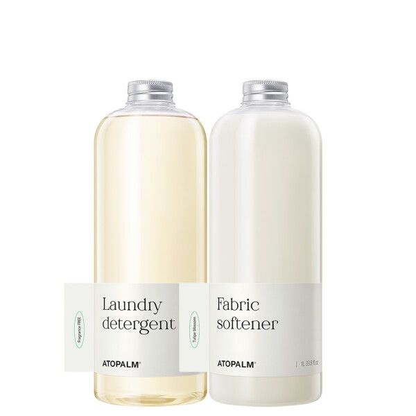 에버코스 아토팜 [아토팜] 세탁세제 1000ml+섬유유연제 튤립블라썸 1000ml