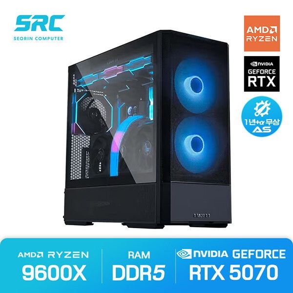 서린컴퓨터 7400F_RTX5070 12GB_RAM 32GB_리안리 LANCOOL 207 블랙 조립PC