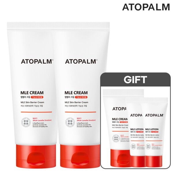 아토팜 [아토팜] [11/4~6] MLE 크림 160mlx2개 튜브 (GIFT MLE 크림 30ml+로션 20ml 2개)
