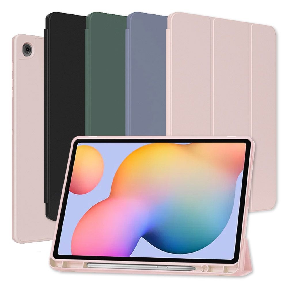 (현대Hmall) 갤럭시탭S6 라이트 10.4 S펜 수납 실리콘 젤리 북커버 케이스 SQ-40