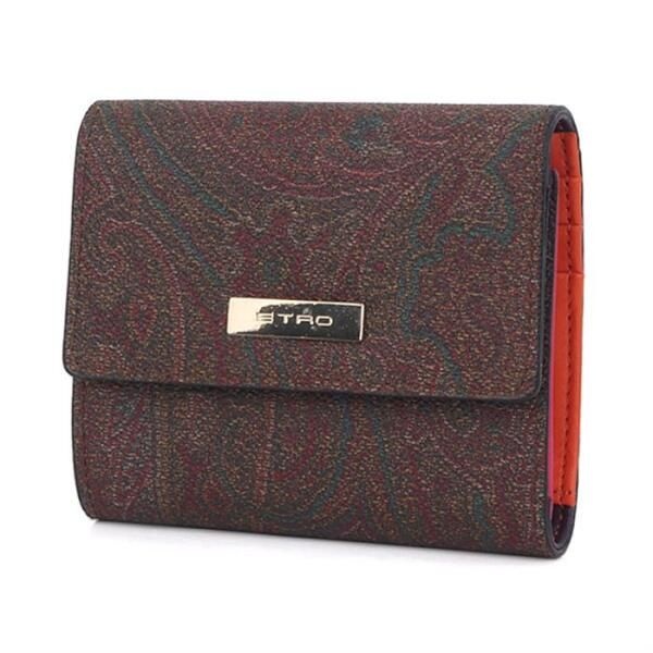 에트로 [에트로] 페이즐리 디테일 여성 중지갑 0H796 8030 8000