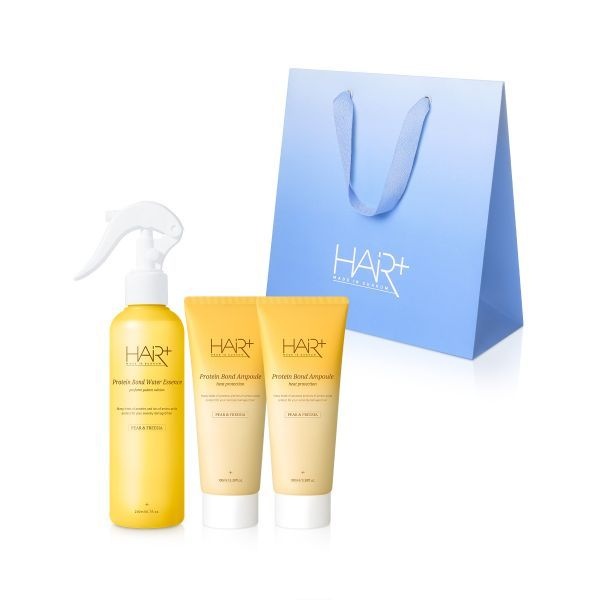 매장정품 HAIRPLUS 프리지아 퍼퓸 단백질 헤어에센스 미스트 열보호 클리닉 선물세트