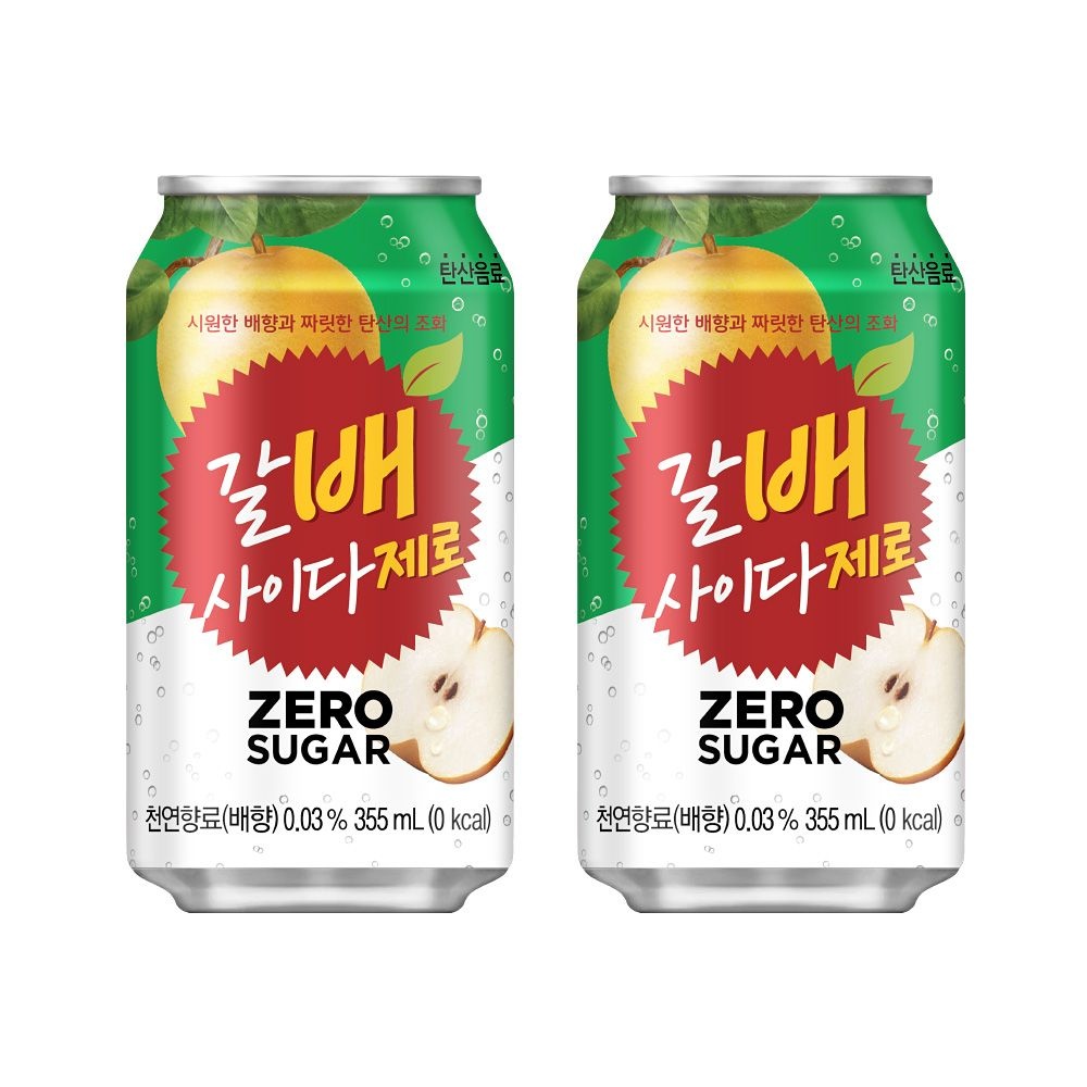 (본사직영) 갈배 사이다 제로 355ml 24개