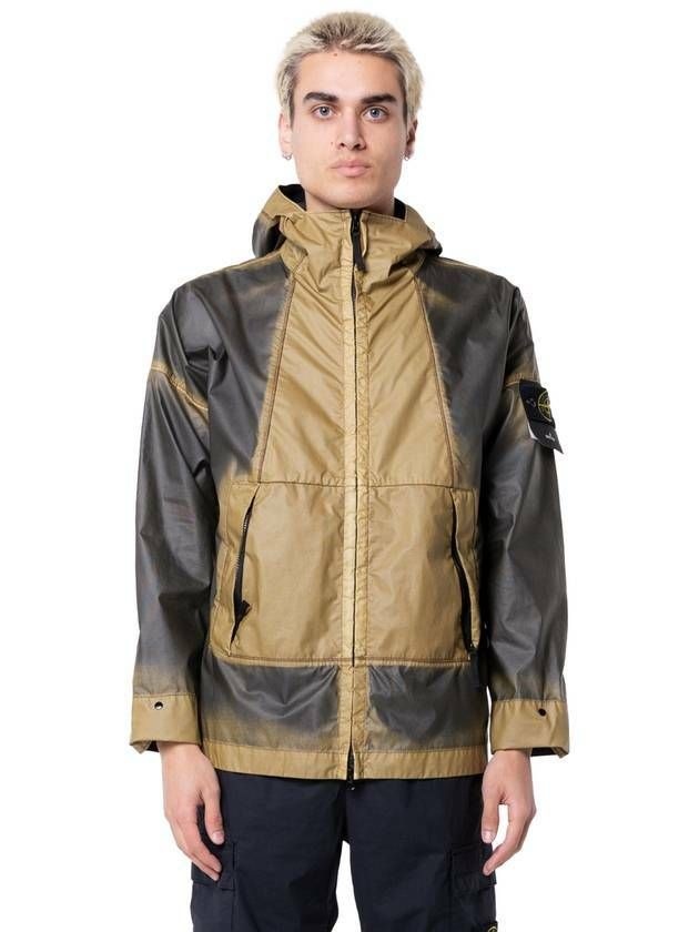 STONE ISLAND 스톤아일랜드 라프리마 스톤아일랜드 430T1 핸드 후드 자켓 에어브러쉬 이펙트 무솔라 고마타 배지 7815430T1 V0098