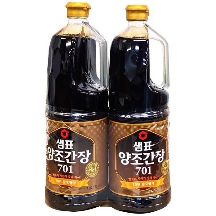 샘표 양조간장 701 1.7L 2개입