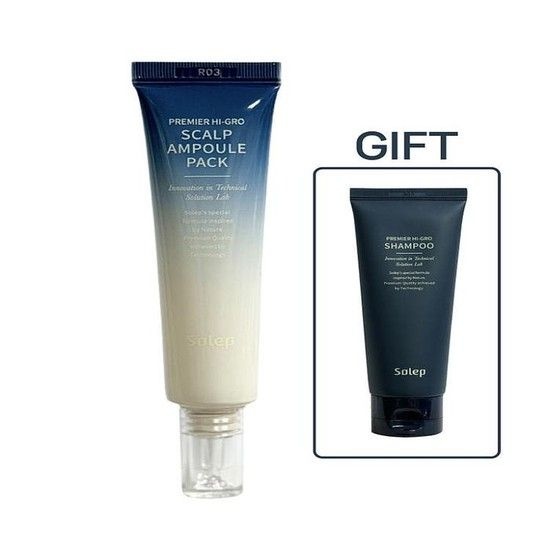 [STRONG ROCKET] [STRONG ROCKET] 솔랩 프리미어 하이그로 헤어 앰플 팩 앰플 40ml 기획세트 (+샴푸 100ml)(AD)