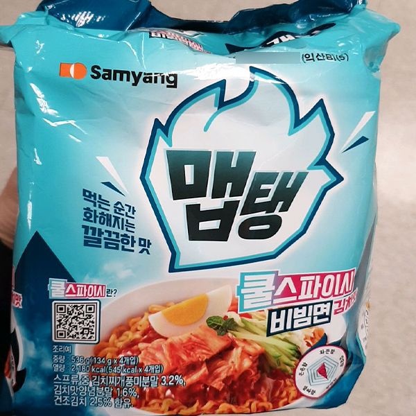 맵탱 쿨 스파이시 비빔면 134g x 4개
