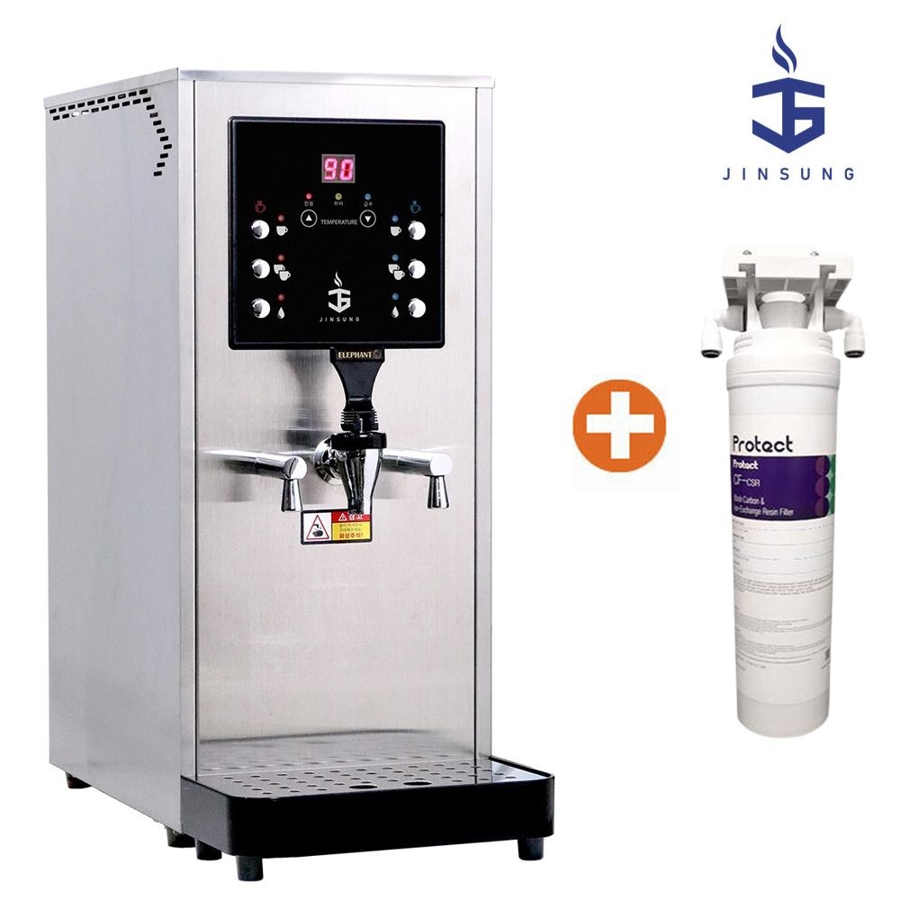 진성 진성한우 업소용 온수디스펜서 물받이포함 컵라면용 전기온수기 ASJS-1