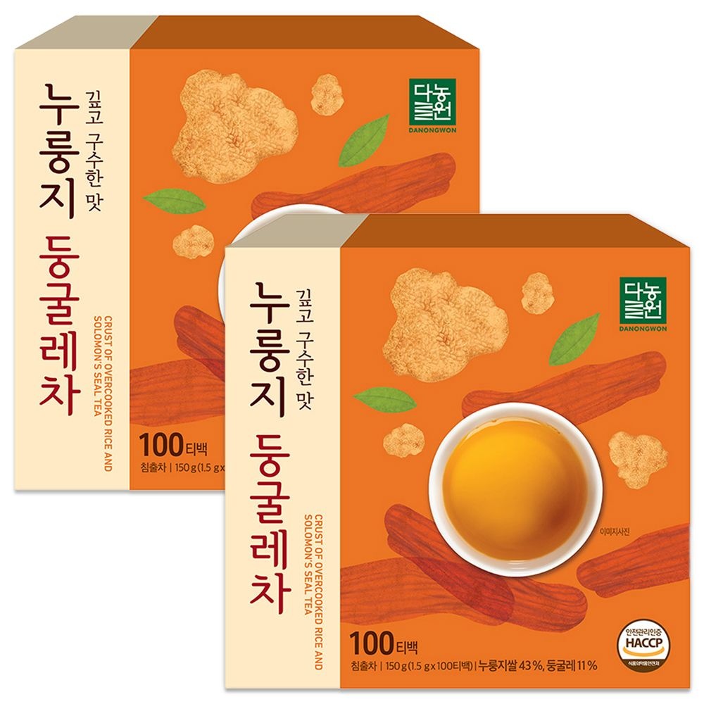 다농원 누룽지둥굴레차 100Tx2개