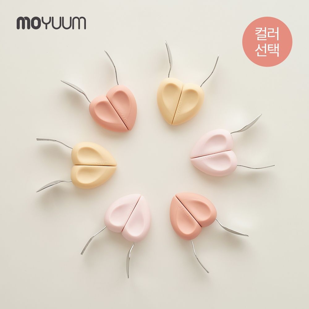 모윰 [모윰] 자기주도 이유식 하트 스푼포크세트