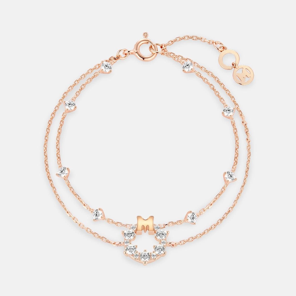 메트로시티 주얼리 [롯데온 단독특가] M베이직 스털링 실버 팔찌 A253SB2479RPH