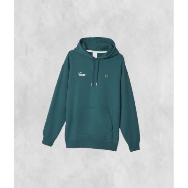 푸마 No.1 로고 셀러브레이션 후드 티셔츠 - 그린 621740-43 238635 FE3576012-E2B