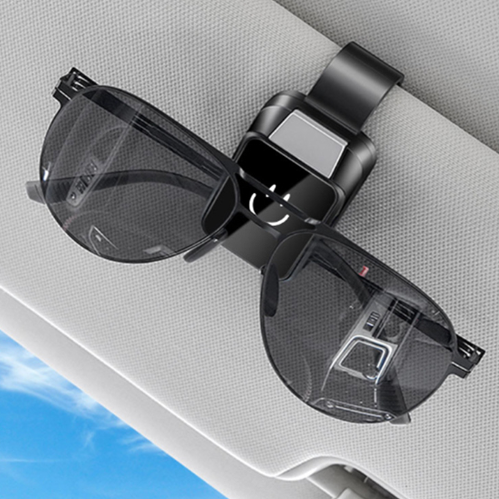 위드윈 차량 안경 선글라스 클립 꽂이  거치대 자동차 썬바이저 주유권 영수증 스크래치 스펀지 커버