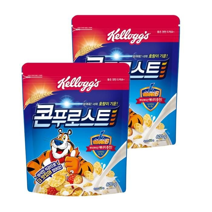 켈로그 콘푸로스트 시리얼 600g x 2개