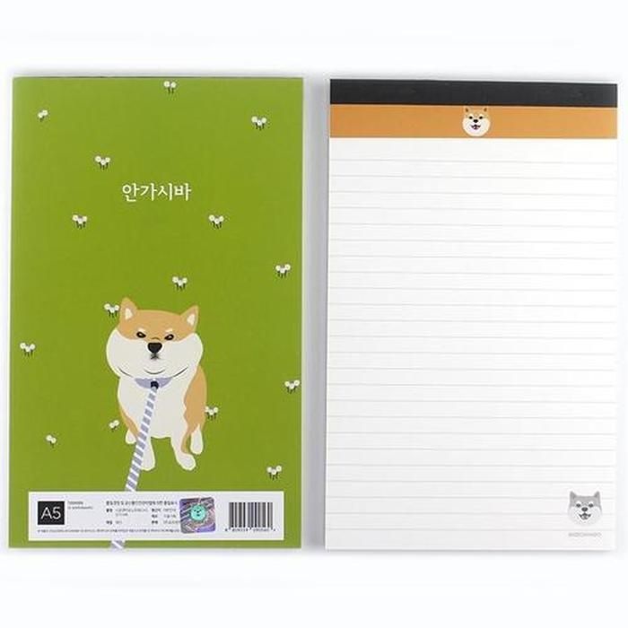 시로앤마로 A5 노트패드 유선 리갈패드 (2개)