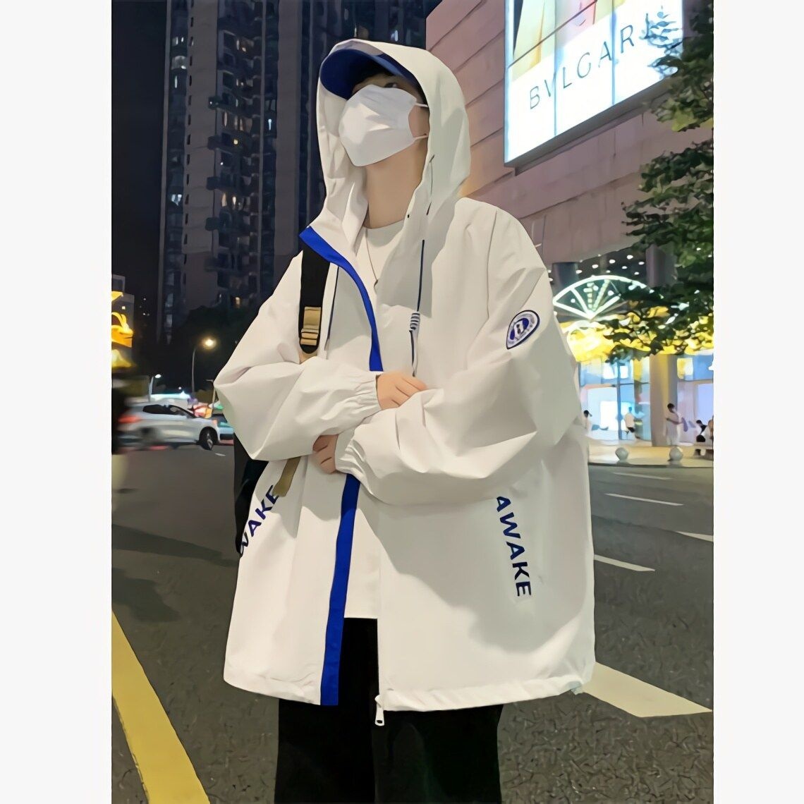 [패션플러스][디자이너몰]남성 겨울 몬아즈 트렌드 바람막이 후드 점퍼 자켓