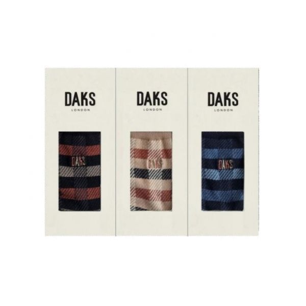 닥스 161782 실속 DB25433숙녀면중목 큰사각체크 3족세트