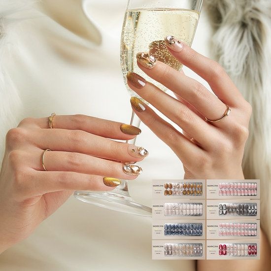 데싱디바 25년 최신상 FW 럭셔리온 네일 8종 세트