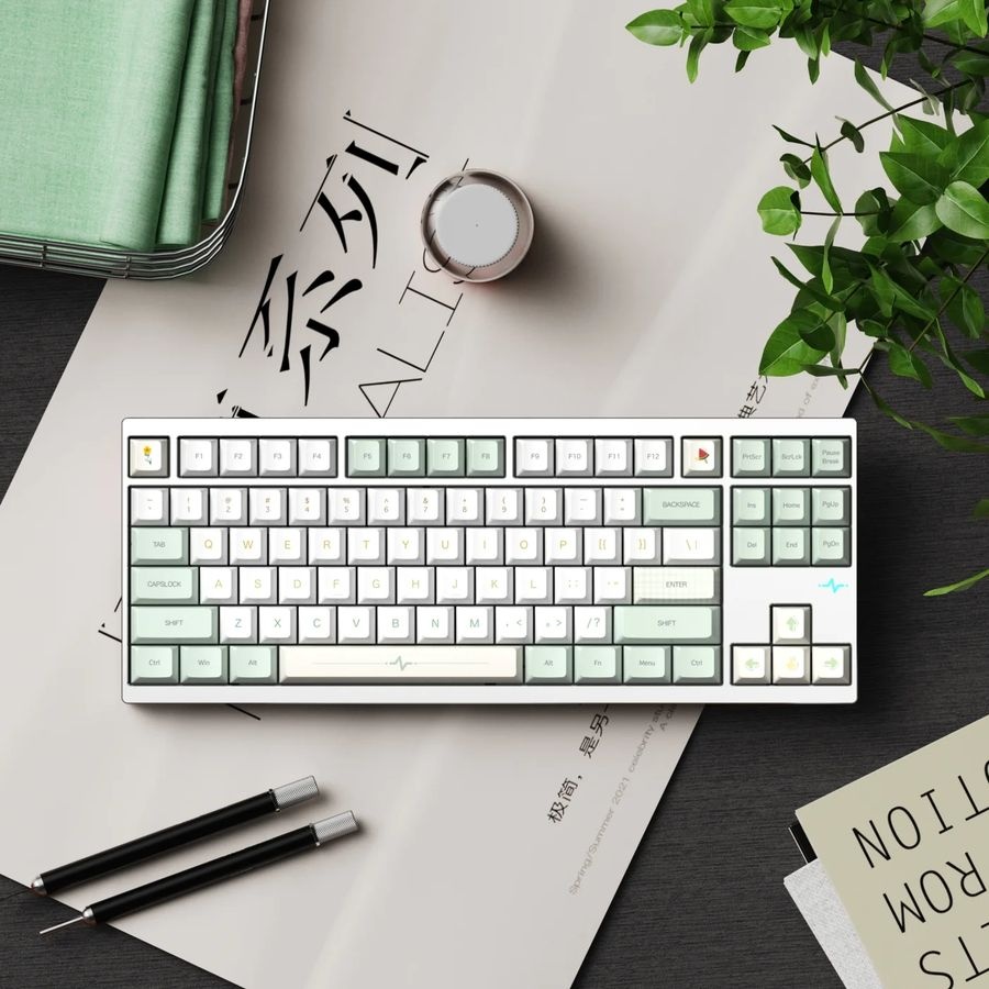 [해외] 크러쉬80 리부트 CRUSH80 아이스화이트 프로스트축 이중사출