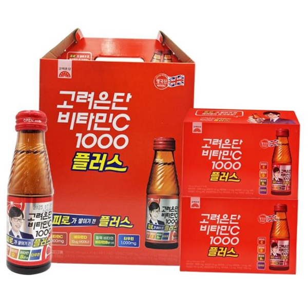 고려은단 비타민C1000 마시는 고려은단 비타민C 1000 플러스 80병 선물용