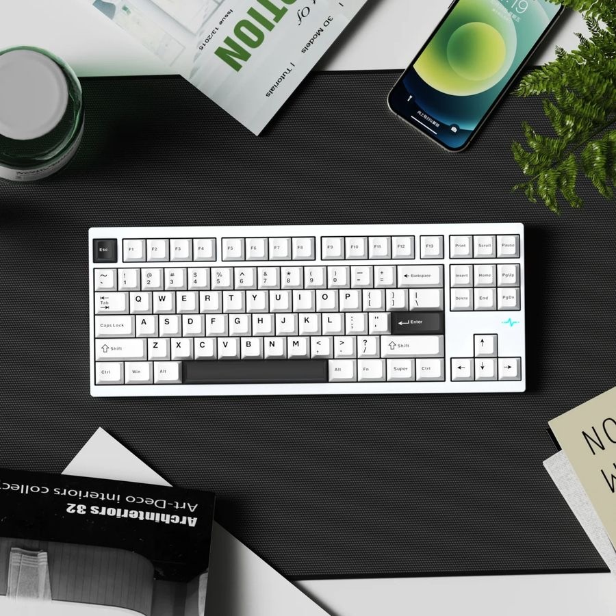 [해외] 크러쉬80 리부트 CRUSH80 아이스화이트 프로스트축 이중사출